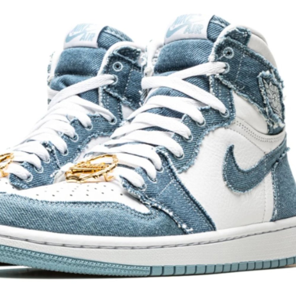 Women's Air Jordan 1 High OG Denim - Picture 6 of 6